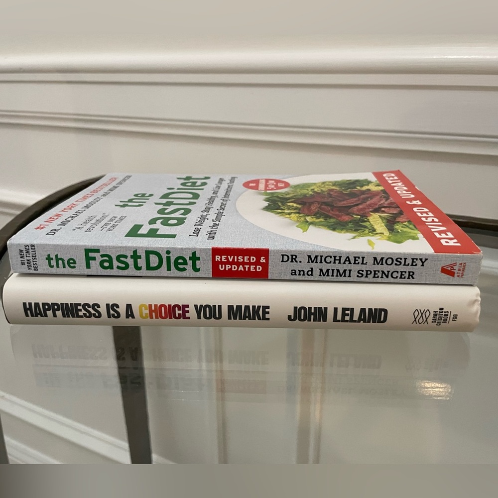 Set of 2 Self Help Books!! ‘Happiness is the Choice You Make’ & ‘The Fast Diet’